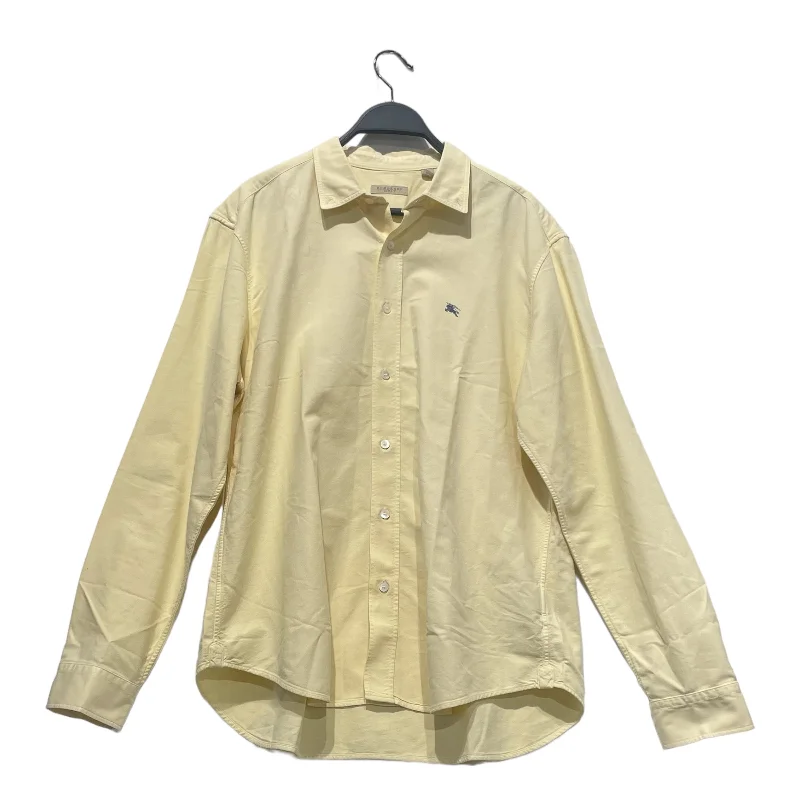 BURBERRY BRIT/LS Shirt/XL/Yellow/Cotton/