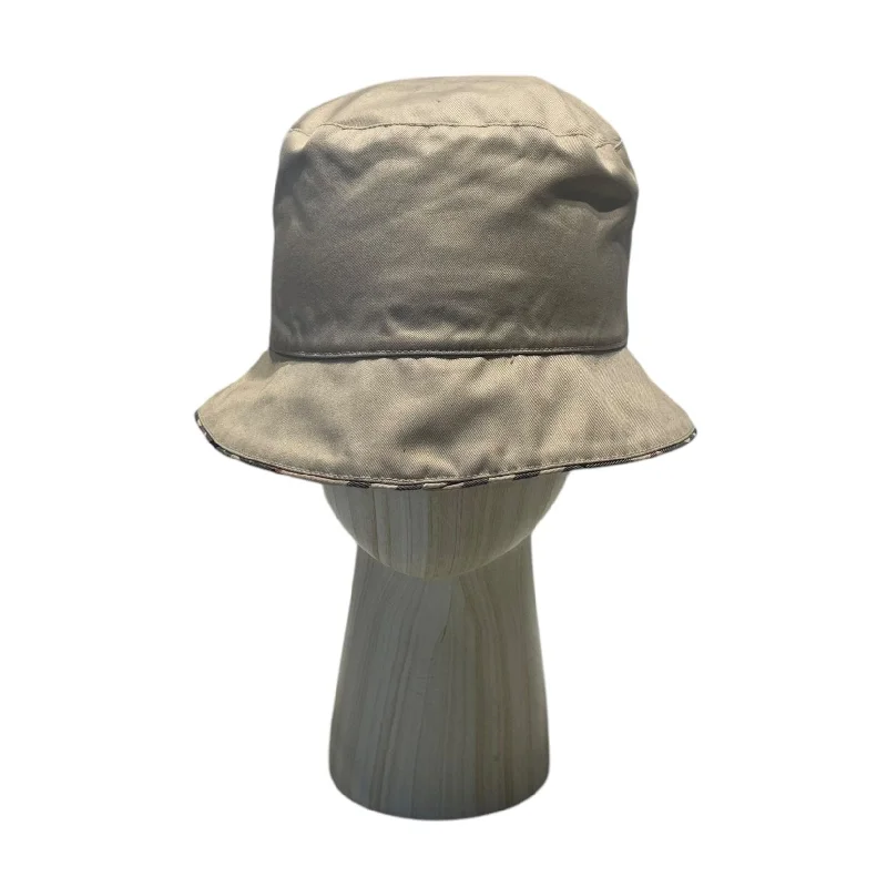 BURBERRY/Bucket Hat/M/Cotton/KHK/