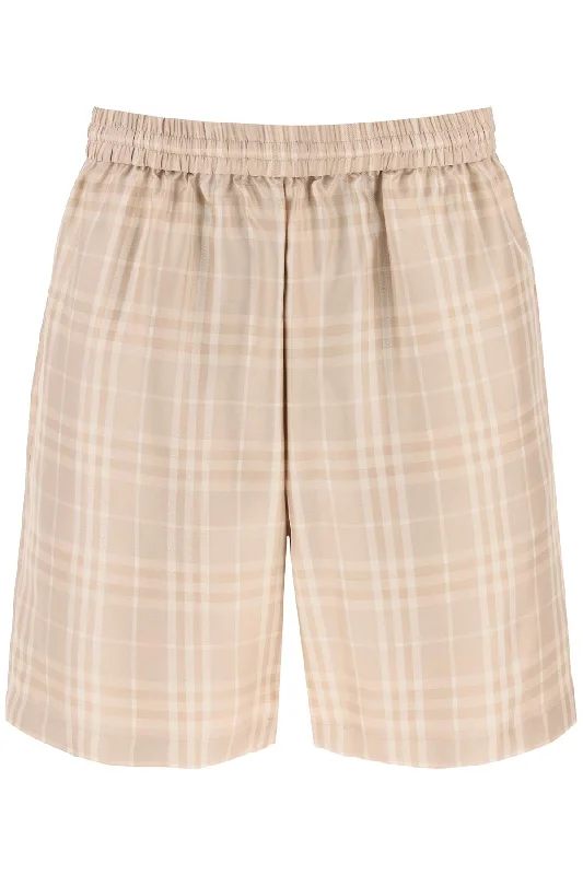 Burberry Tartan Silk Shorts