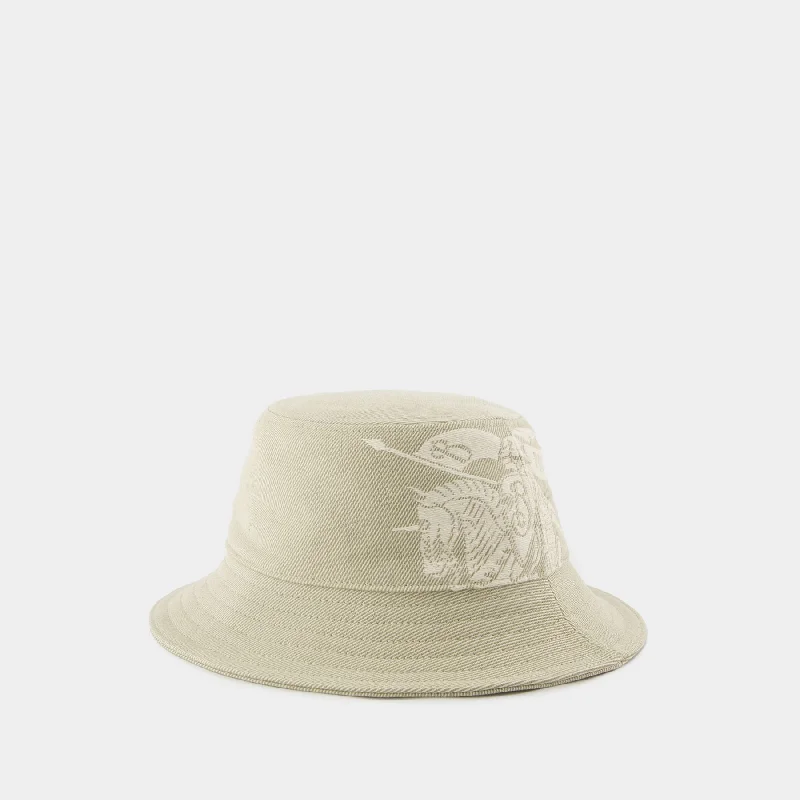 Ekd Twill Bucket Hat - Burberry - Synthetic - Beige