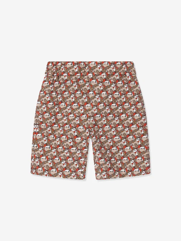 Burberry Boys Halford Shorts in Beige