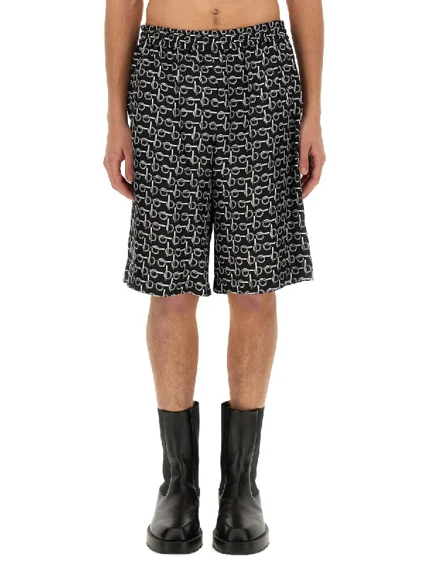 Burberry All Over Print Bermuda Shorts