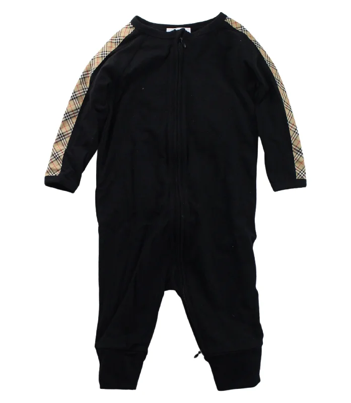 Burberry Long Sleeve Jumpsuit, Scarf & Beany 6-12M