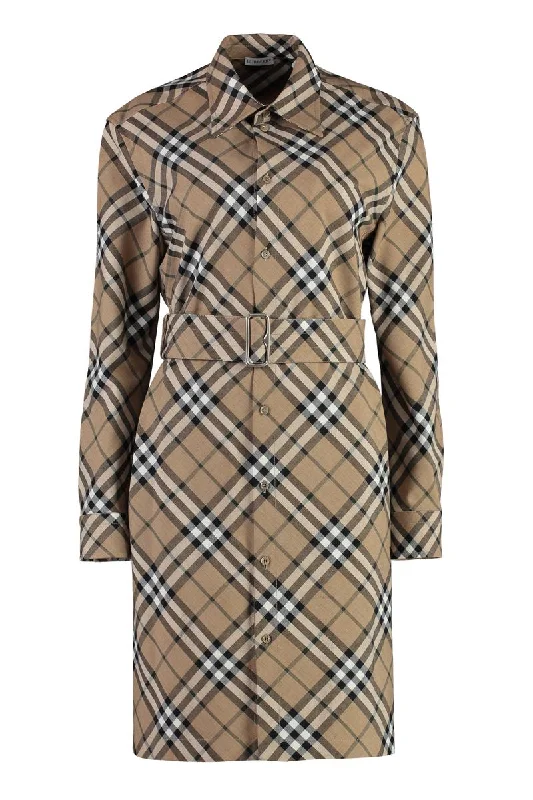 Burberry Belted Shirtdress