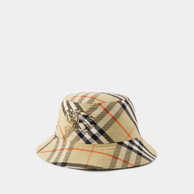 Burberry Bias Check Bucket Hat