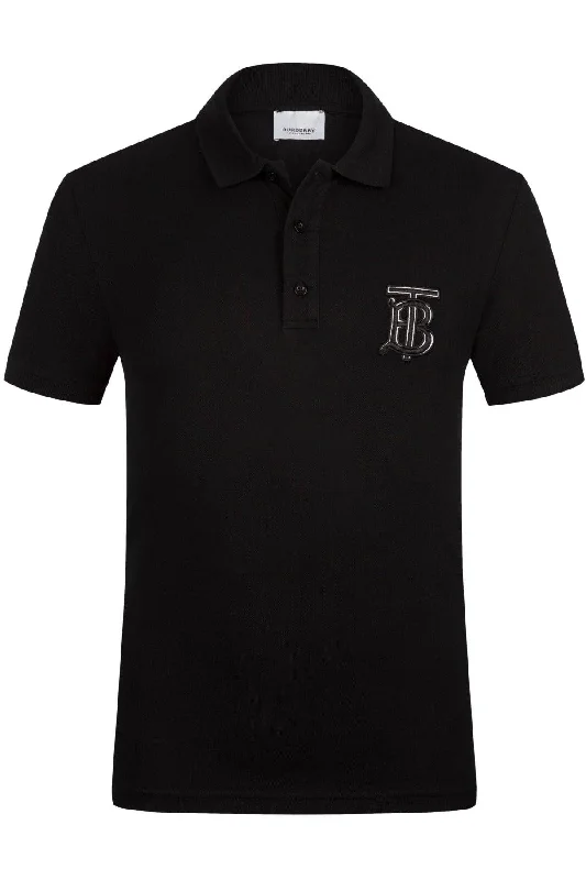 Burberry Polo Shirt In Black