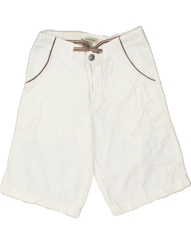 BURBERRY Boys Casual Shorts 9-10 Years W24  White