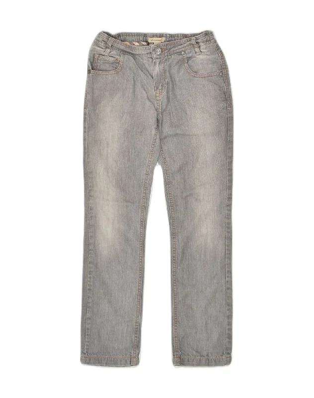 BURBERRY Boys Slim Jeans 9-10 Years W24 L25  Grey Cotton