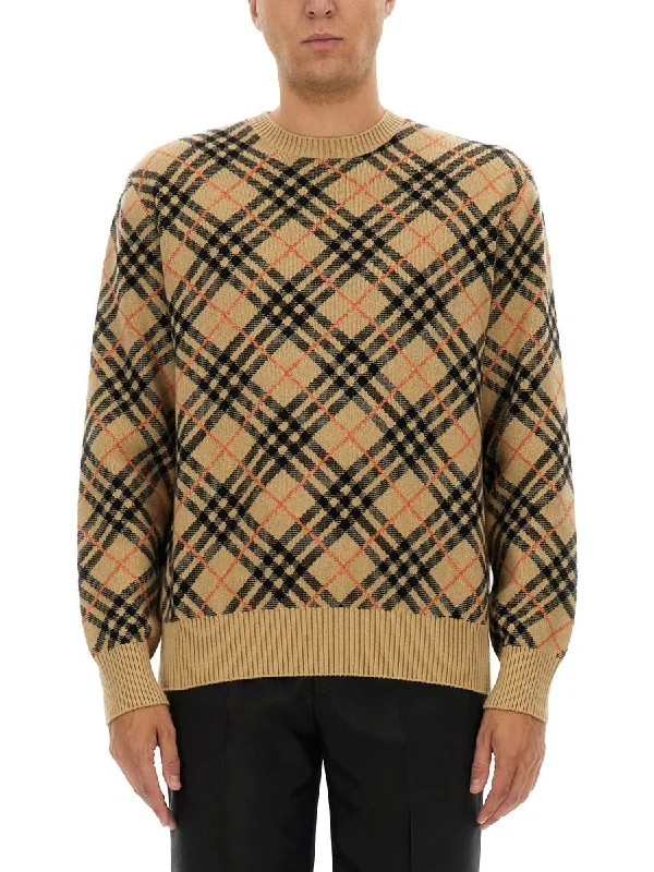 Burberry Cashmere Check Sweater