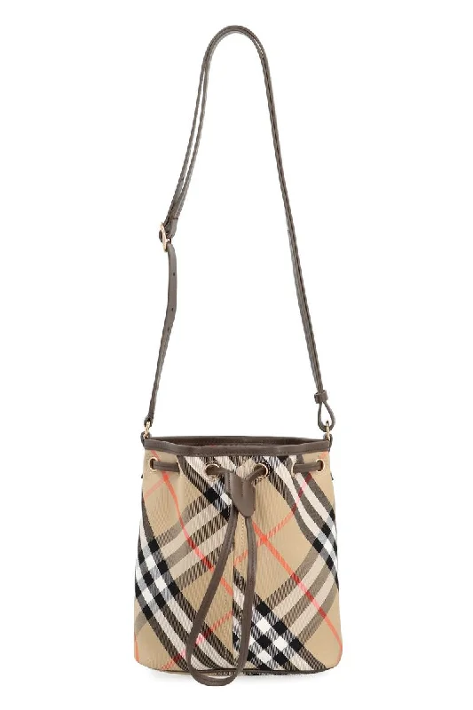 Burberry Check Mini Bucket Bag