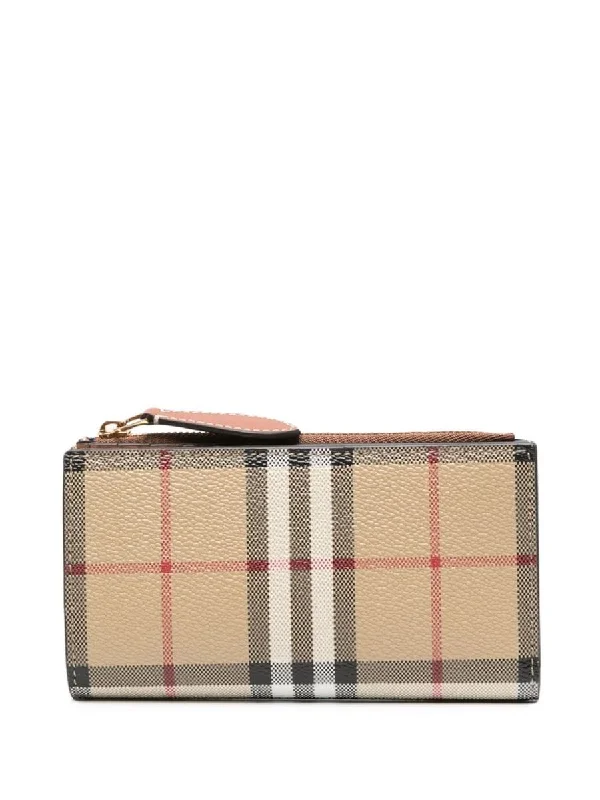 Burberry Check Motif Continental Wallet