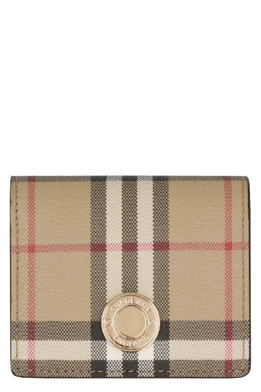 Burberry Check Print Wallet