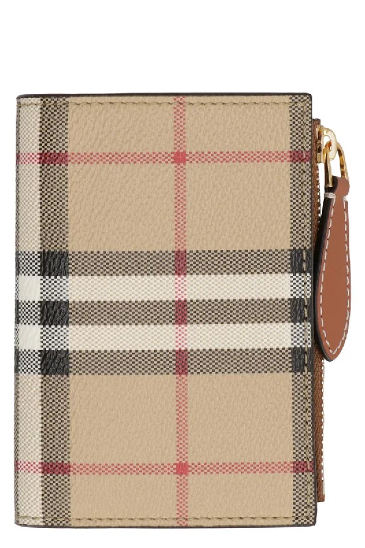 Burberry Check Print Wallet