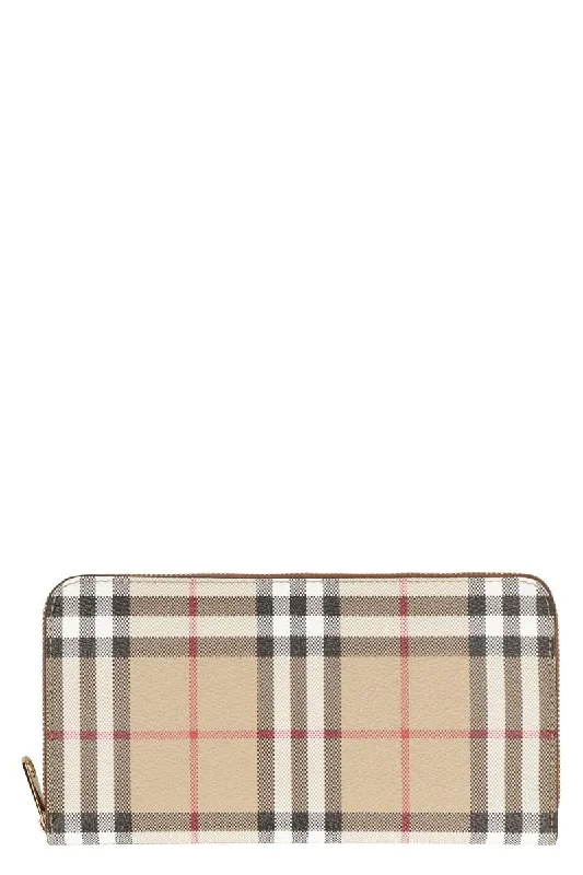 Burberry Check Print Wallet