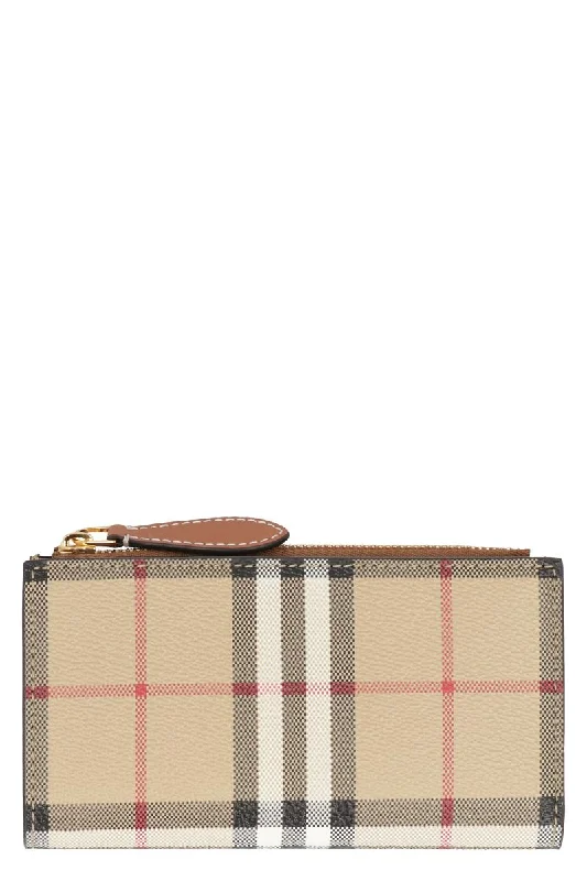 Burberry Check Print Wallet