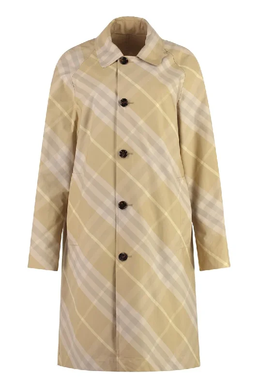 Burberry Checked Reversible Trench-Coat