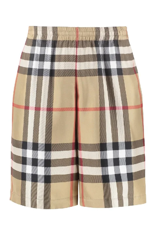 Burberry Checked Shorts