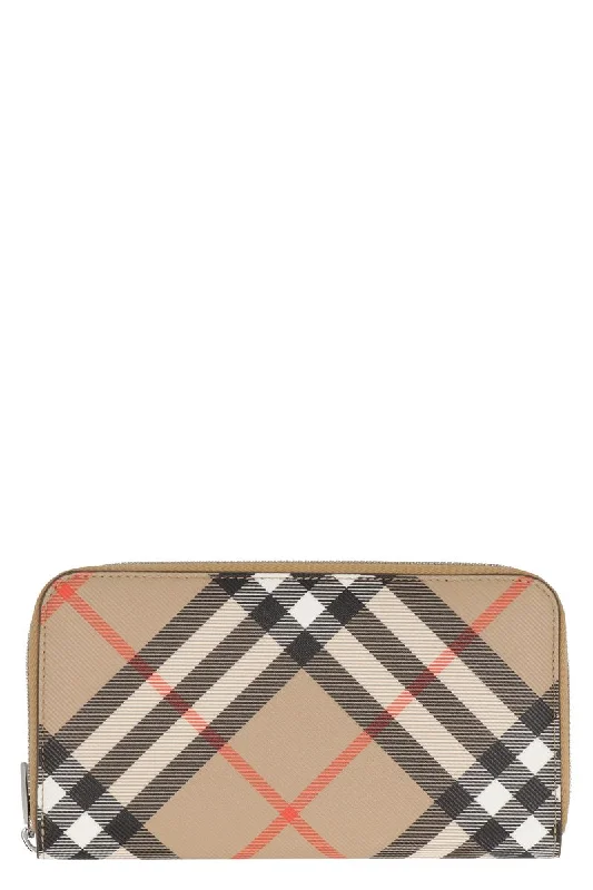 Burberry Coated Canvas Wallet