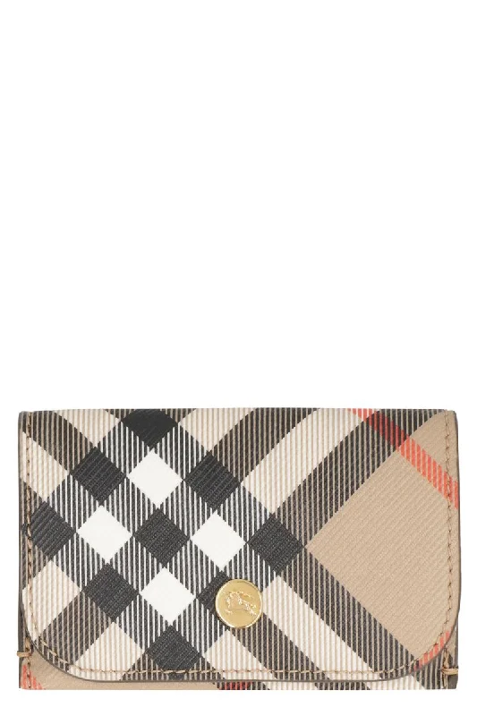 Burberry Coated Canvas Wallet