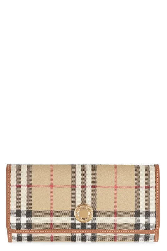 Burberry Coated Canvas Wallet