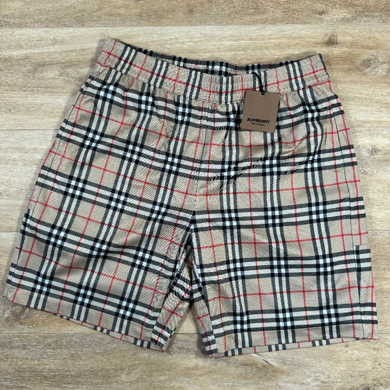 Burberry Debson Check Shorts in Arc Beige