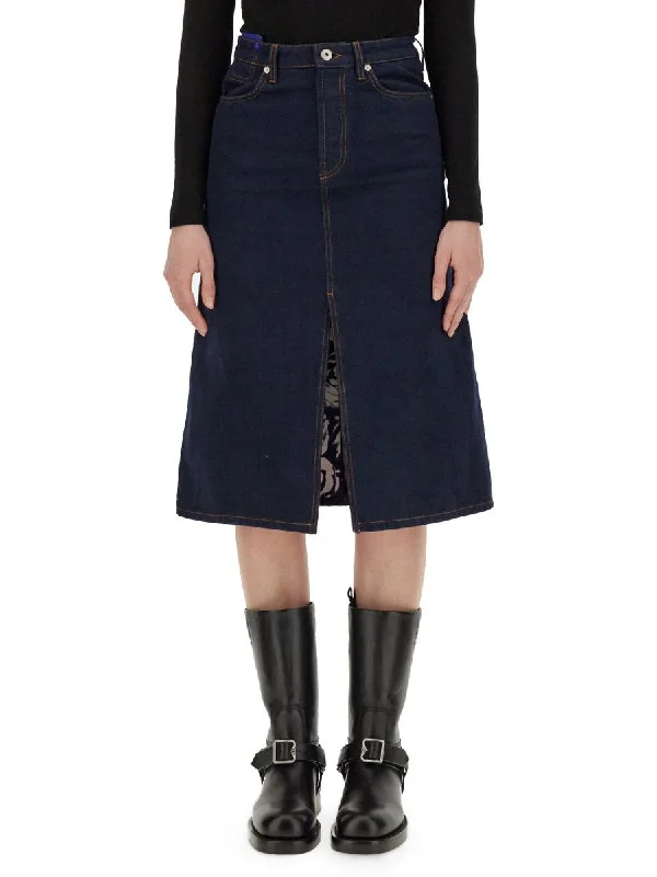 Burberry Denim Skirt