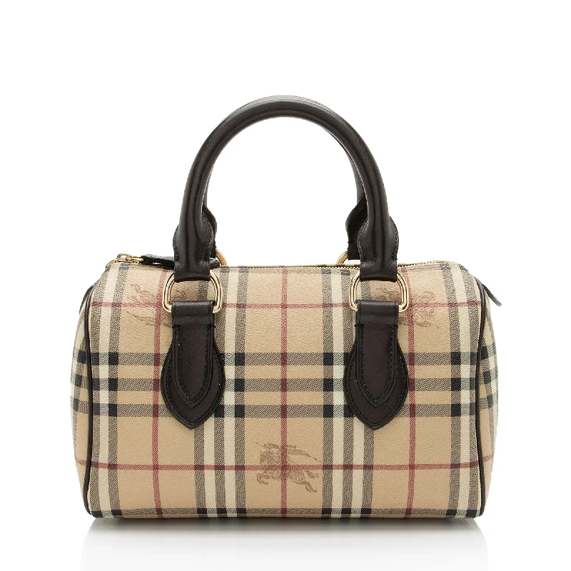 Burberry Haymarket Check Chester Medium Satchel (SHF-7Y2lXY)