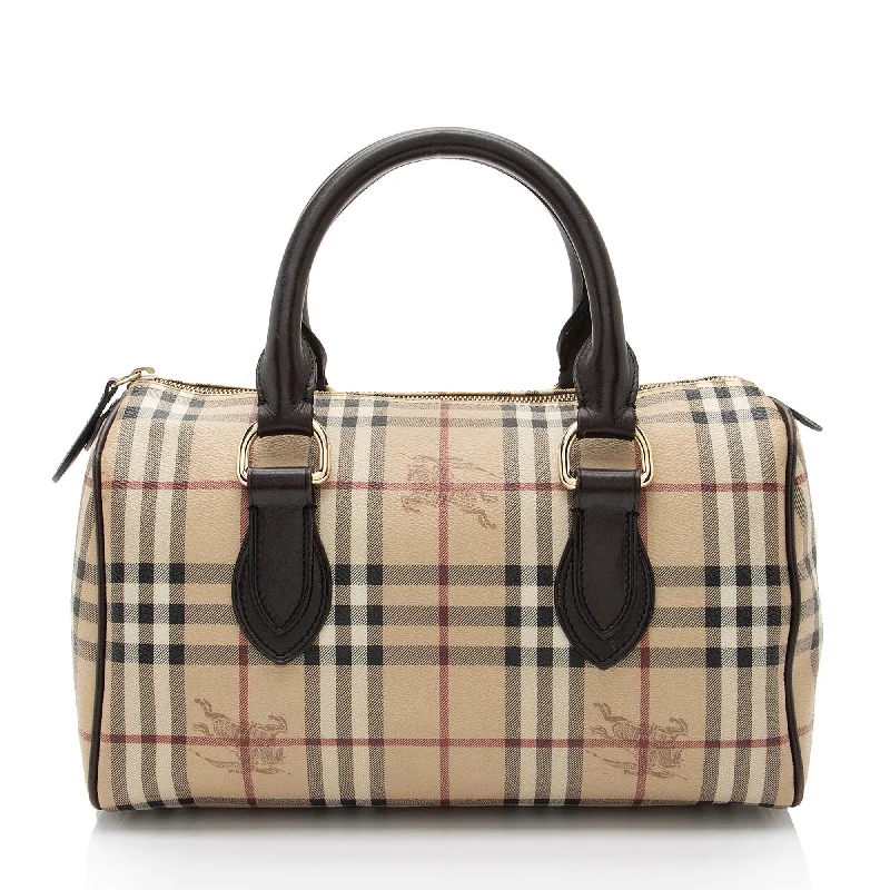 Burberry Haymarket Check Chester Medium Satchel (SHF-IgLgkf)