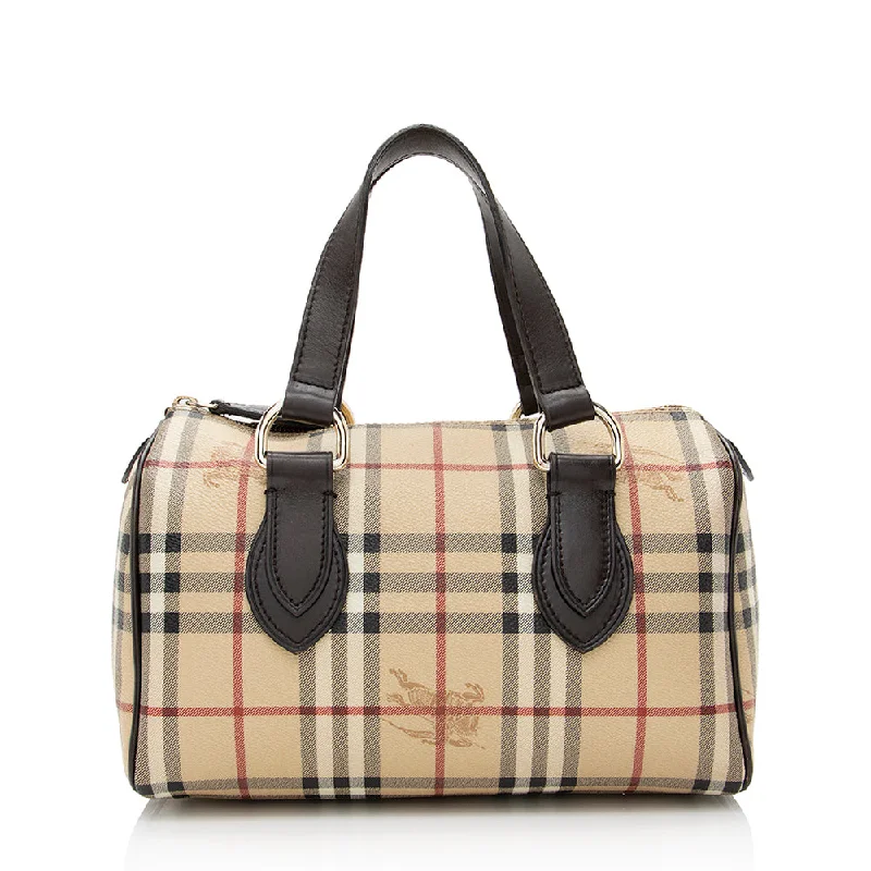 Burberry Haymarket Check Chester Small Satchel (SHF-21674)