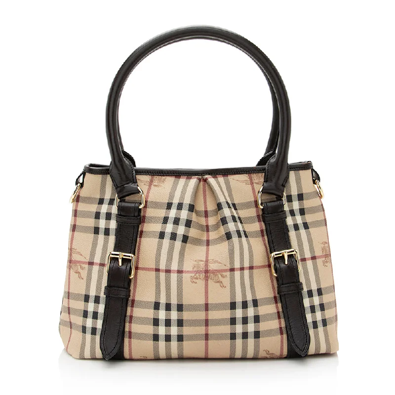 Burberry Haymarket Check Northfield Satchel (SHF-21398)