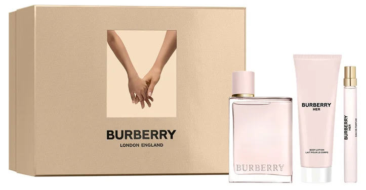 Burberry Her EDP 100 ML + Travel 10 ML + Body Lotion 75 ML Estuche - Burberry