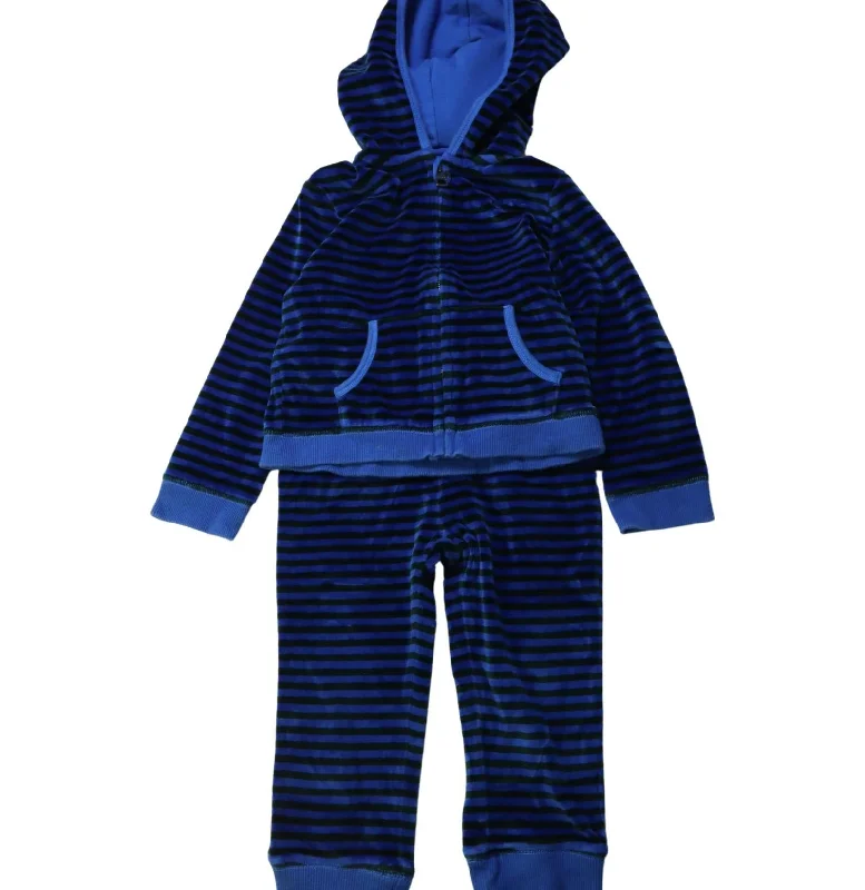 Burberry Zippered Sweatshirt & Sweatpant Set 3T