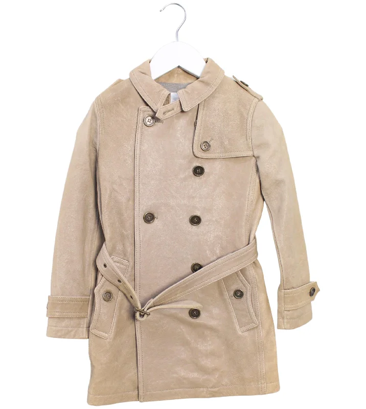 Burberry Leather Coat 6T (116cm)