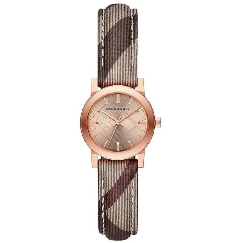 Burberry Ladies The City Rose Gold Watch BU9236