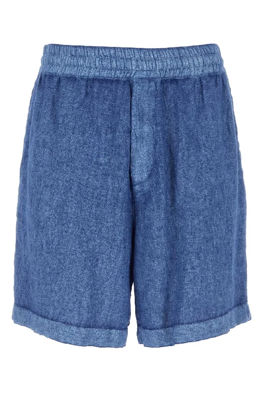 BURBERRY Linen Bermuda Shorts for Men - Perfect for Summer Style