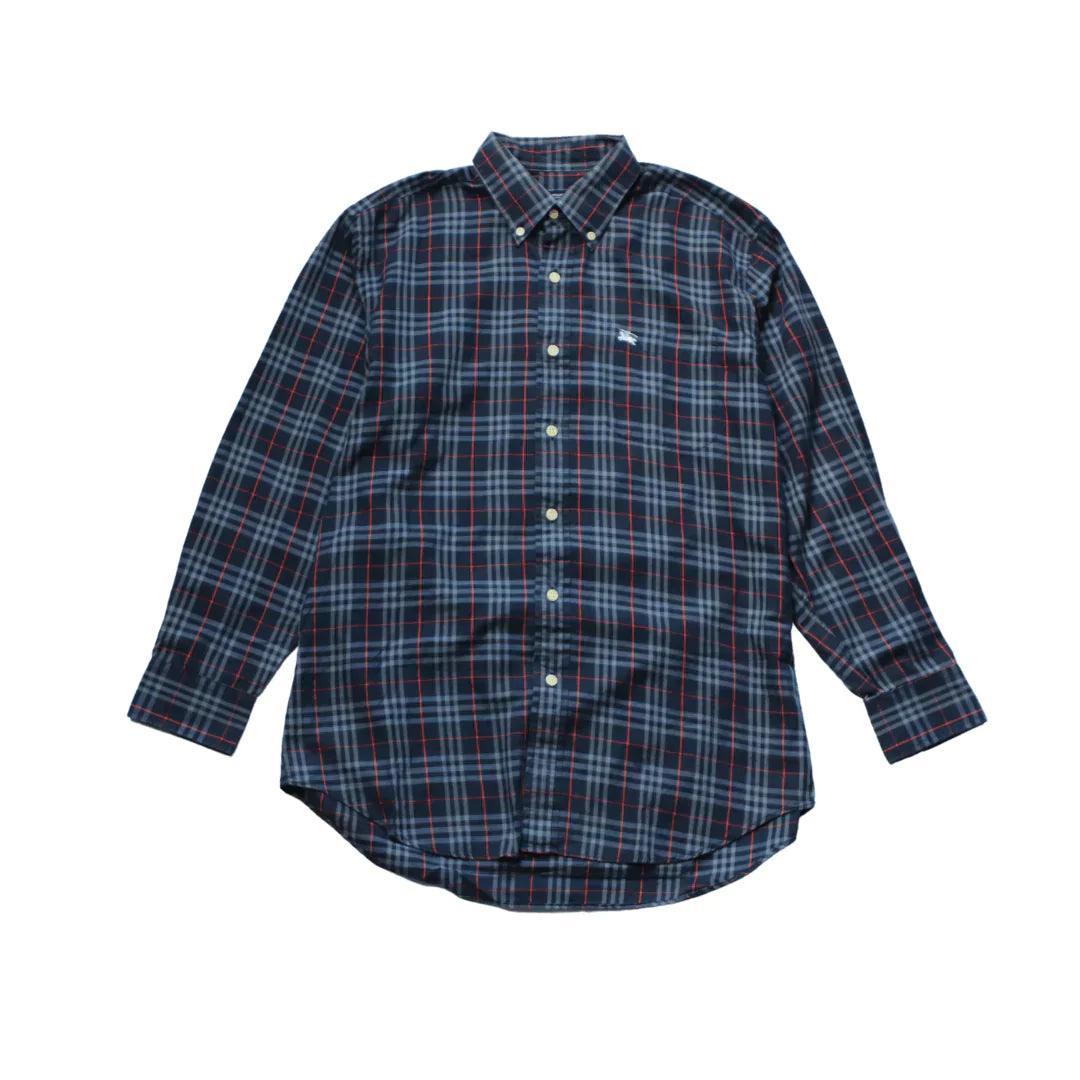 BURBERRY LONDON NOVA CHECK POPPLIN SHIRT  (M)