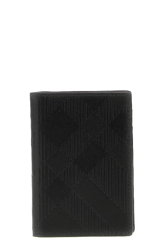 Burberry Men Check Card Holder