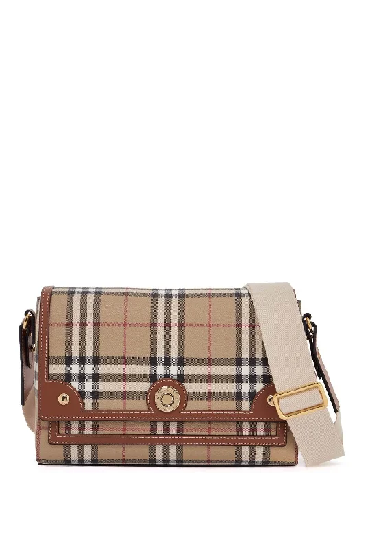 BURBERRY Mini Iconic Check Pattern Shoulder Handbag