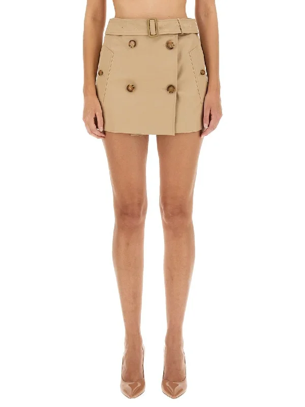 Burberry Mini Trench Skirt