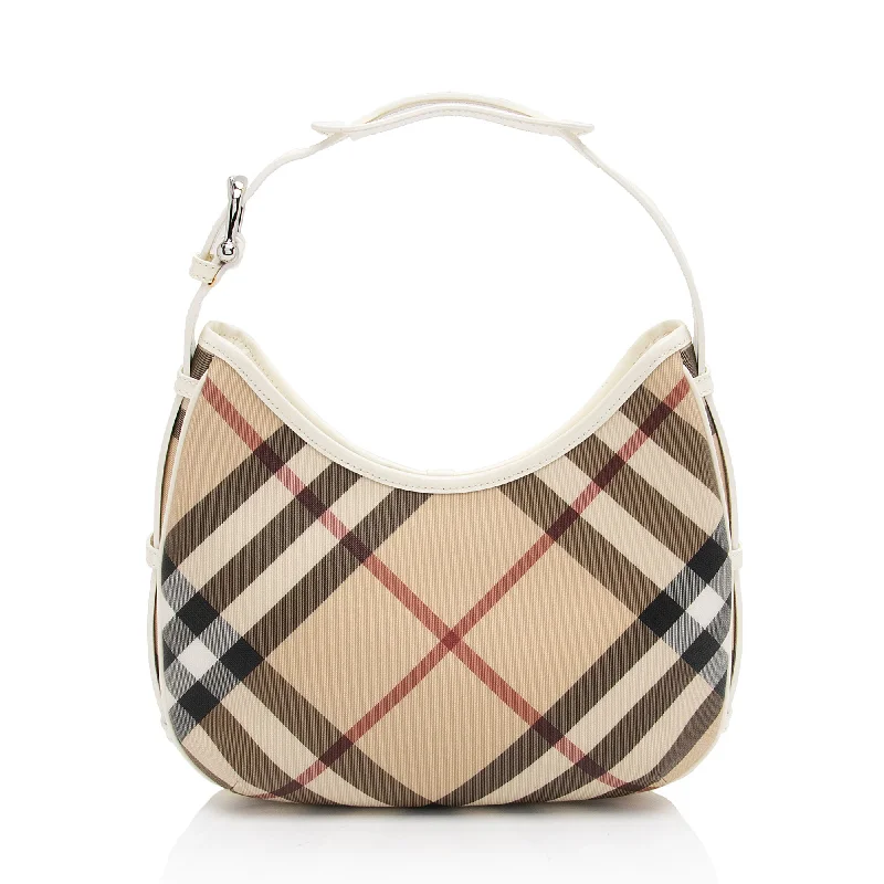 Burberry Nova Check Barton Hobo (SHF-yRrlE1)