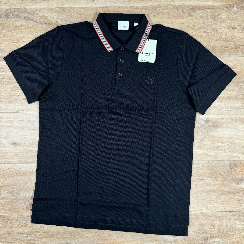 Burberry Pierson Polo Shirt in Black