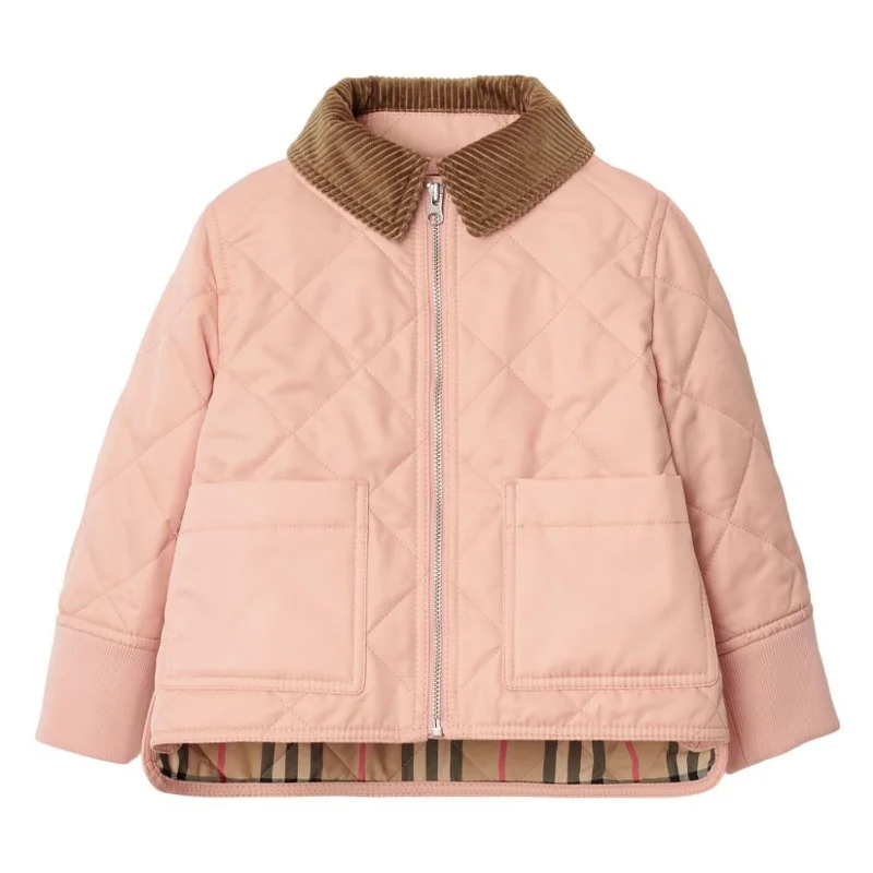 Pink Quilted Jacket