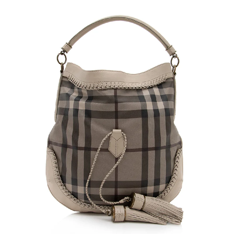 Burberry Smoke Check Parade Hobo (SHF-17649)