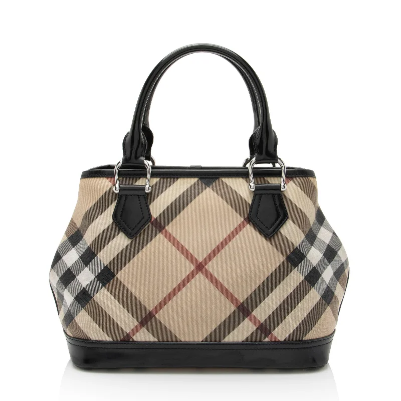 Burberry Super Nova Check Chester Small Satchel (SHF-uXDhE4)