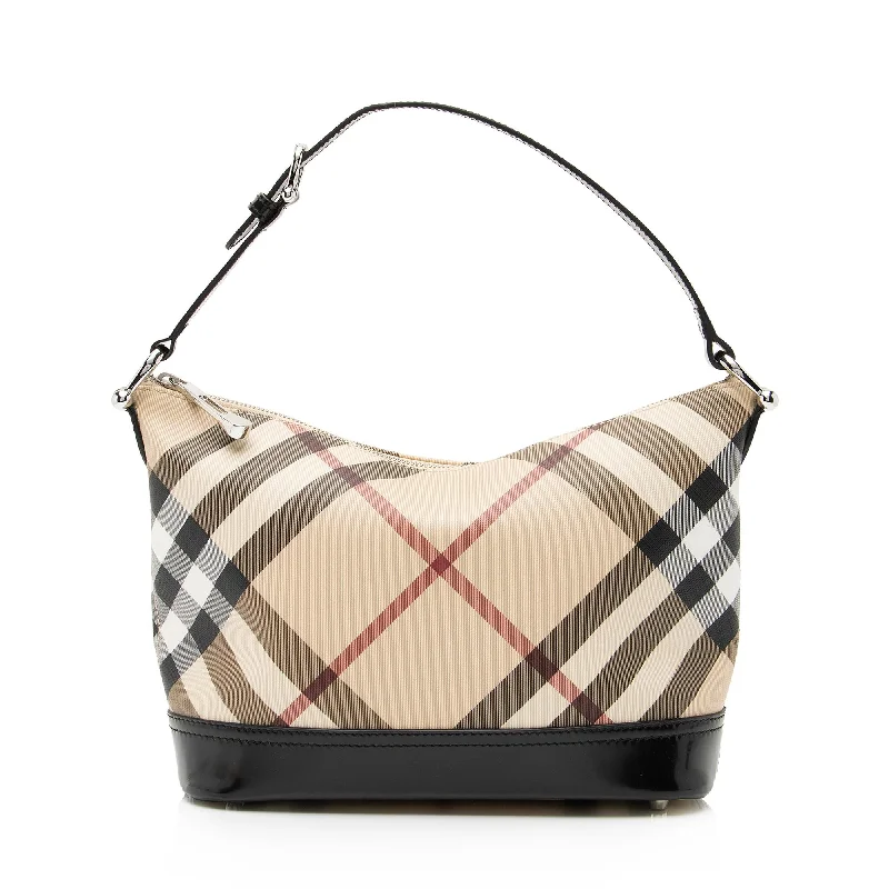 Burberry Super Nova Check Hobo (SHF-23856)