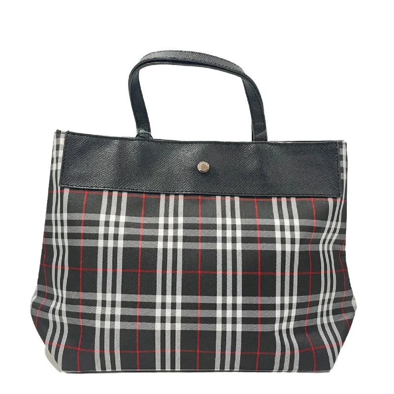 BURBERRY Tote Bag London Check Women's Black 20488132