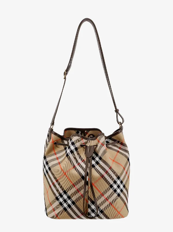 Burberry Woman Burberry Woman Beige Bucket Bags