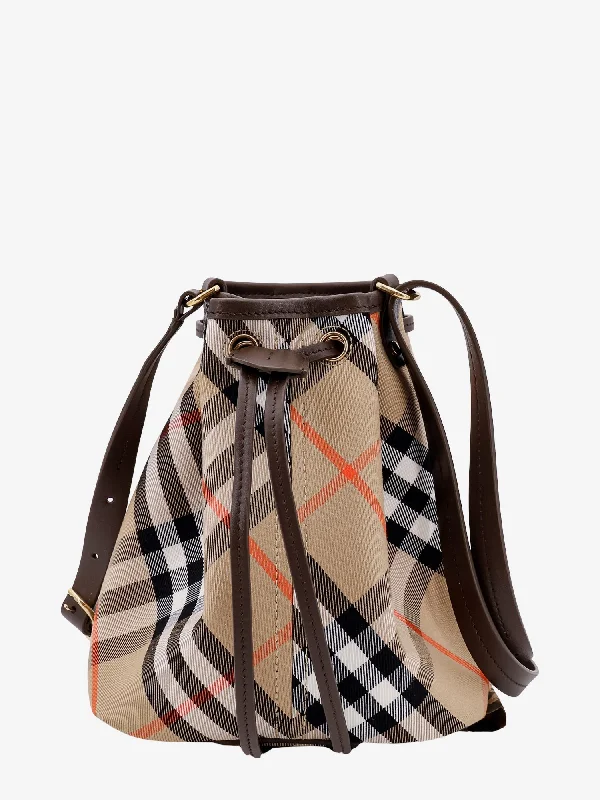 Burberry Woman Burberry Woman Beige Bucket Bags