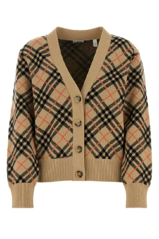 Burberry Woman Embroidered Cashmere Cardigan