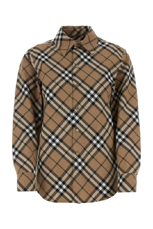 Burberry Woman Embroidered Polyester Blend Shirt